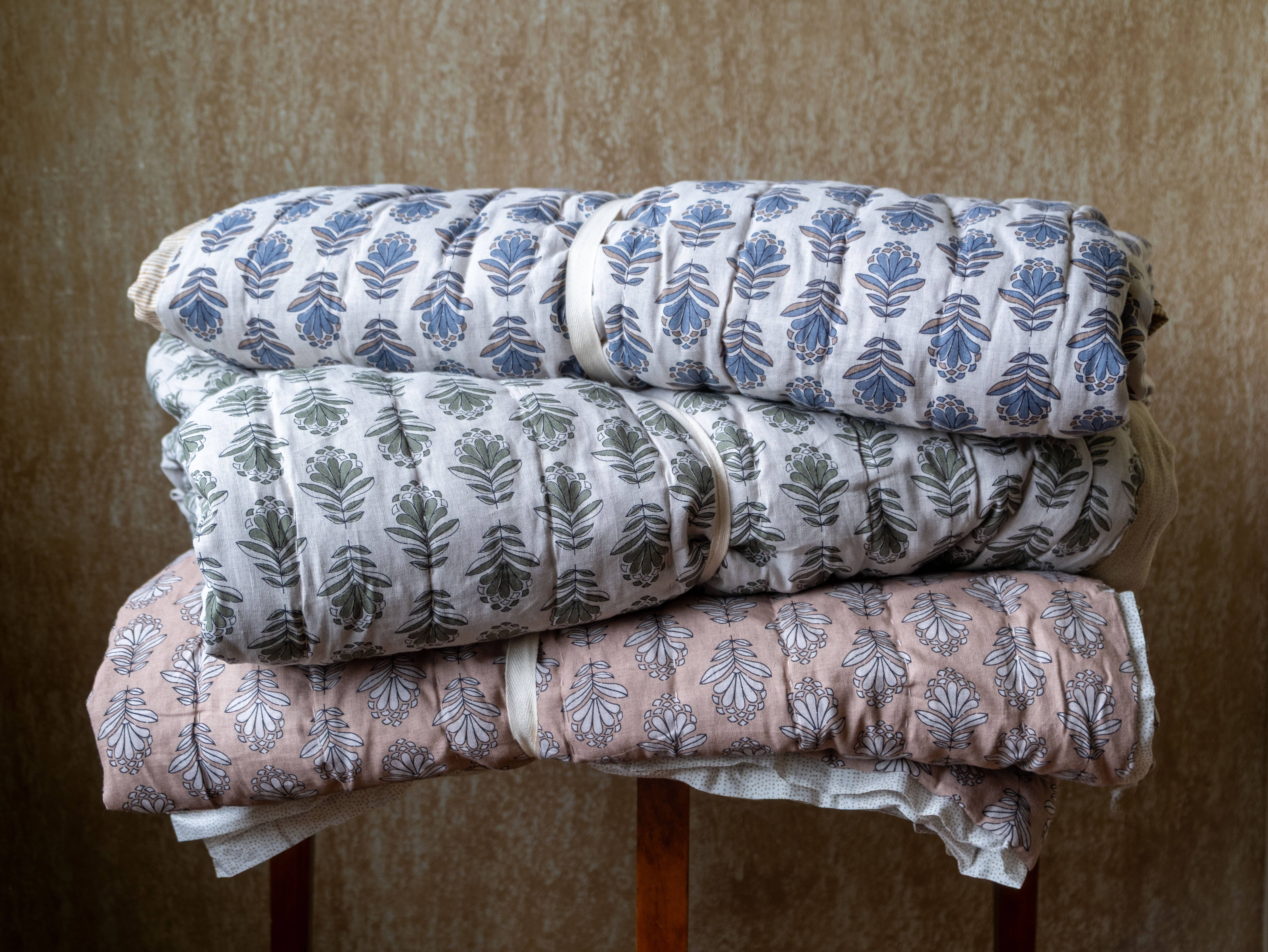 Co.House Designs - Wholesale Quilt - Charlie Block Print Quilt14