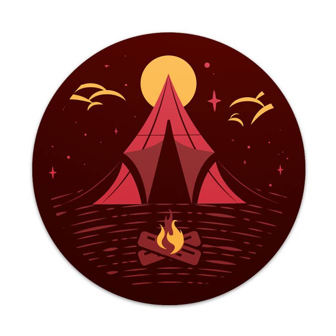 Tent Sticker for wholesale by FERAL