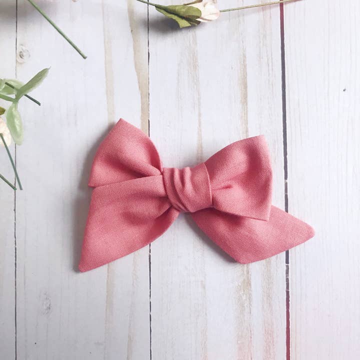 Lazo de pelo rosa claro para venta al por mayor de Honey Bee Babies Co