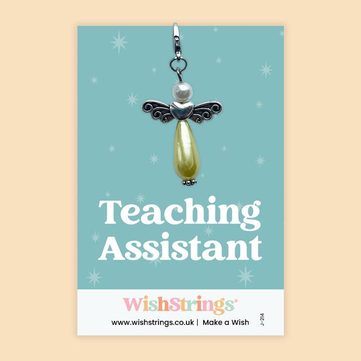 TEACHING ASSISTANT - Wish Angels, Clip on Keepsake | J214 for wholesale by WishStrings