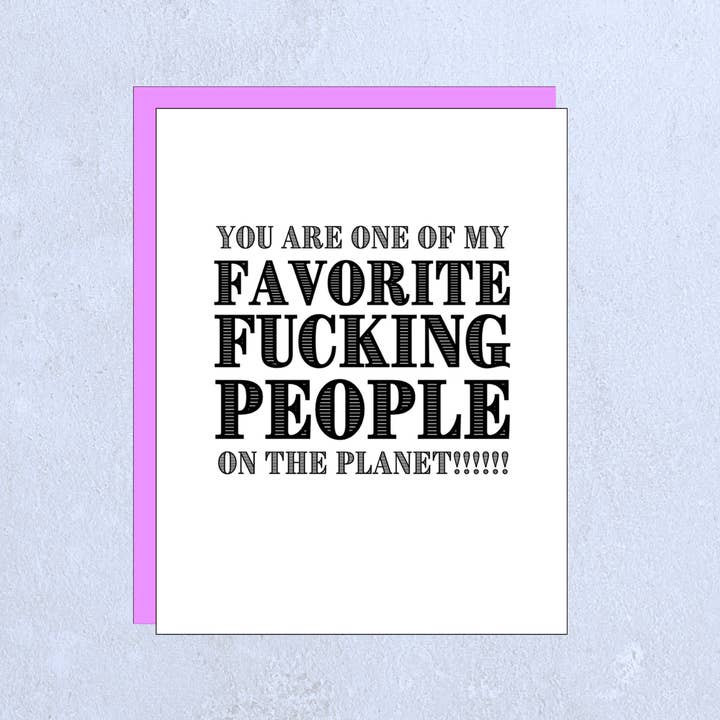 FAVORITE PEOPLE - friendship love support encouragement for wholesale by Hero Of The Story