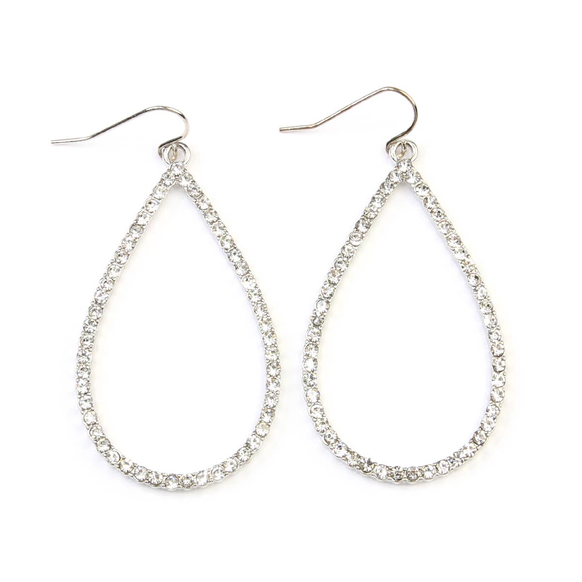 MYS Wholesale Inc - Wholesale Dangle Earrings - Elegant Rhinestone Teardrop Hook Earrings4