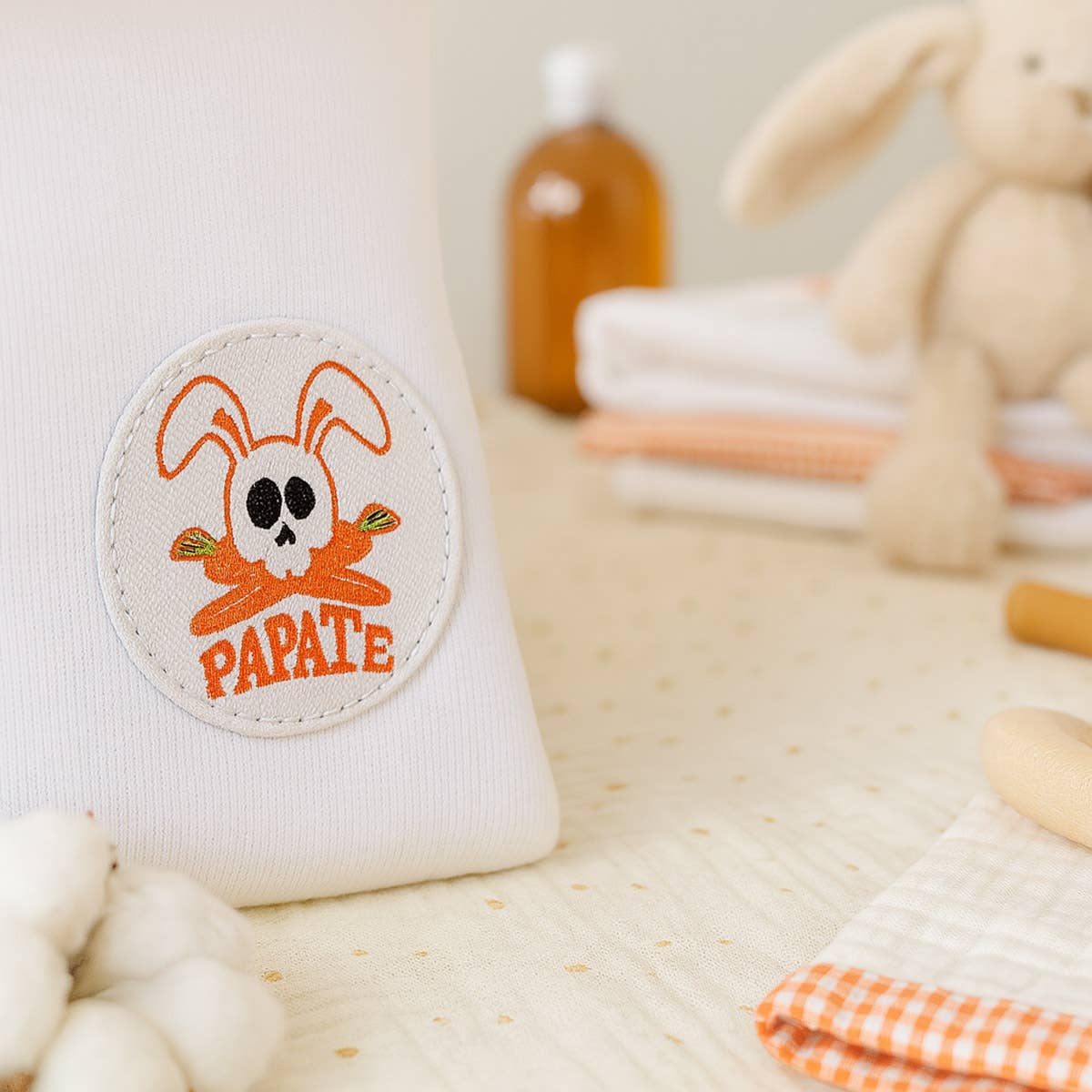 PAPATE - Vente Bac de Rangement - Enfant et bébé - Panier de rangement en coton bio2