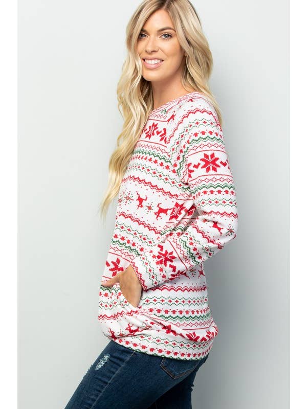 HEIMISH - Venta al por mayor Túnica - Mujer - IMPRESIÓN NAVIDEÑA ST1344-114