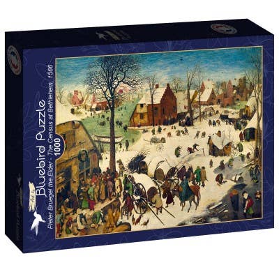 Bluebird Puzzle - Wholesale Puzzle - Adult - 1000 Piece Puzzle Pieter Bruegel - The Census At Bethlehem0