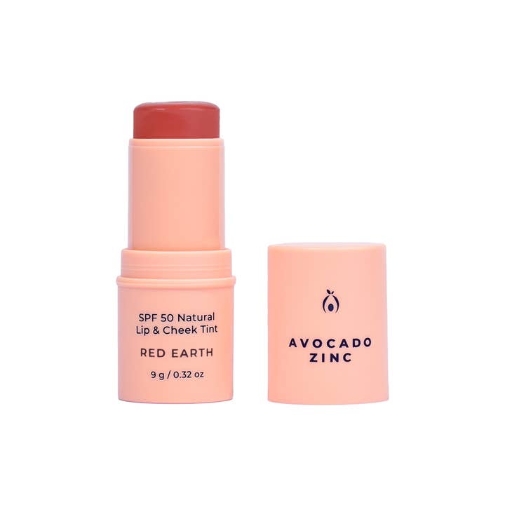 Avocado Zinc - Wholesale Lip Stain/Dye/Tint - SPF 50 Natural Lip & Cheek Tint - Red Earth