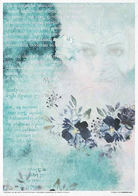 ITD Collection - Vente Matériels de bricolage - RP004 - Ensemble Créatif en Papier de Riz - 11 pièces x A4 / 8,27x11,7 pouces11