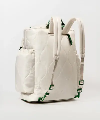 Caraa - Wholesale Sports Bag - Unisex - Tennis Quilted Backpack Tote in Ivory4