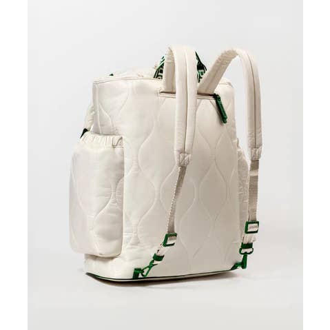 Caraa - Wholesale Sports Bag - Unisex - Tennis Quilted Backpack Tote in Ivory4