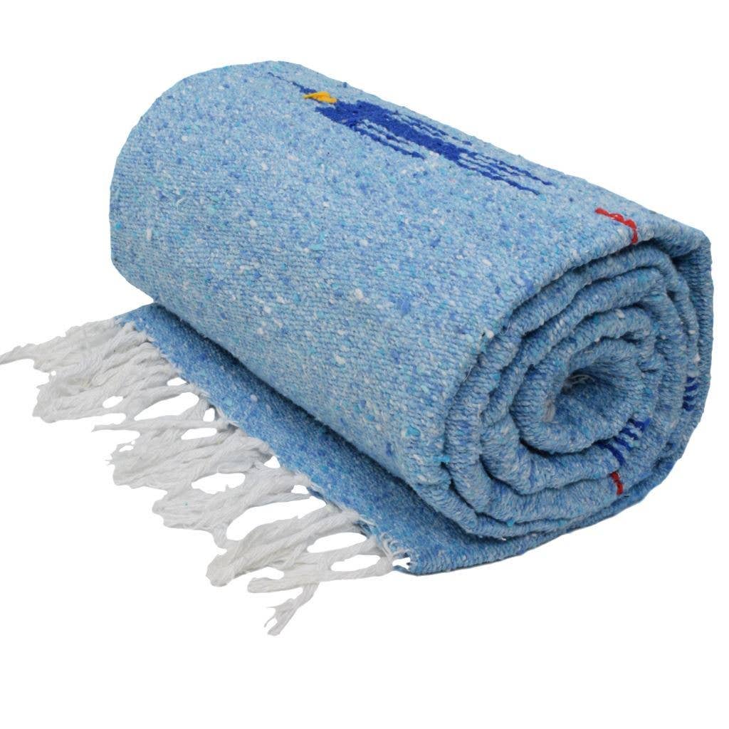 West Path - Wholesale Throw blanket - Sky Blue Baja Thunderbird Blanket2