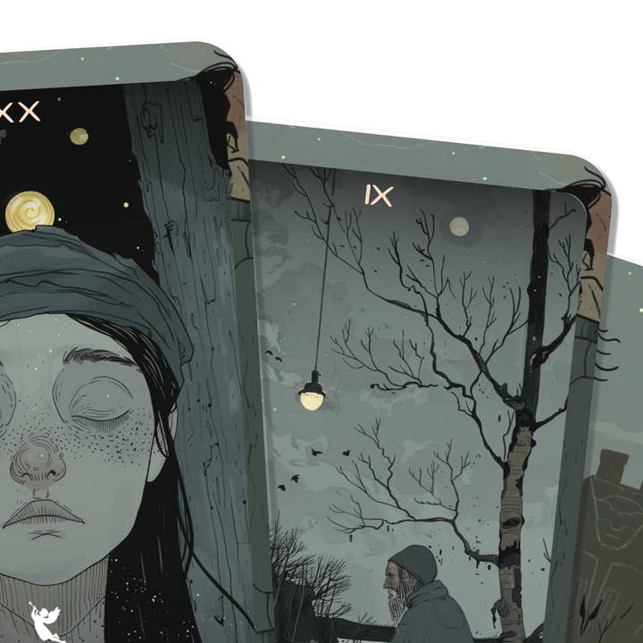 Ibiza Tarot USA – wholesale Tarot cards – The Lights of Dusk Tarot - 22 Major Arcana - A unique spiritual journey - Embracing the transitions and mysteries of twilight and dawn.3