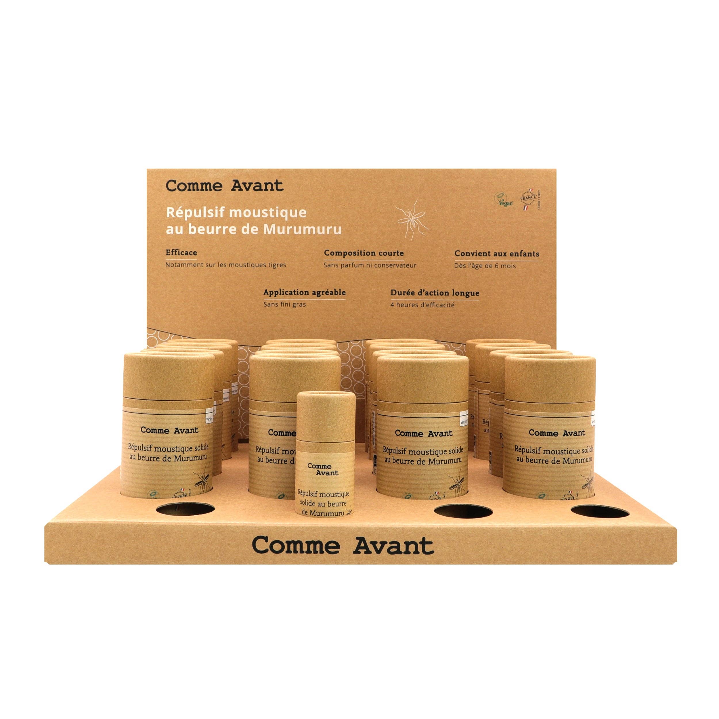 Comme Avant - Wholesale Animal Repellent - Display of 16 mosquito repellents + free tester1