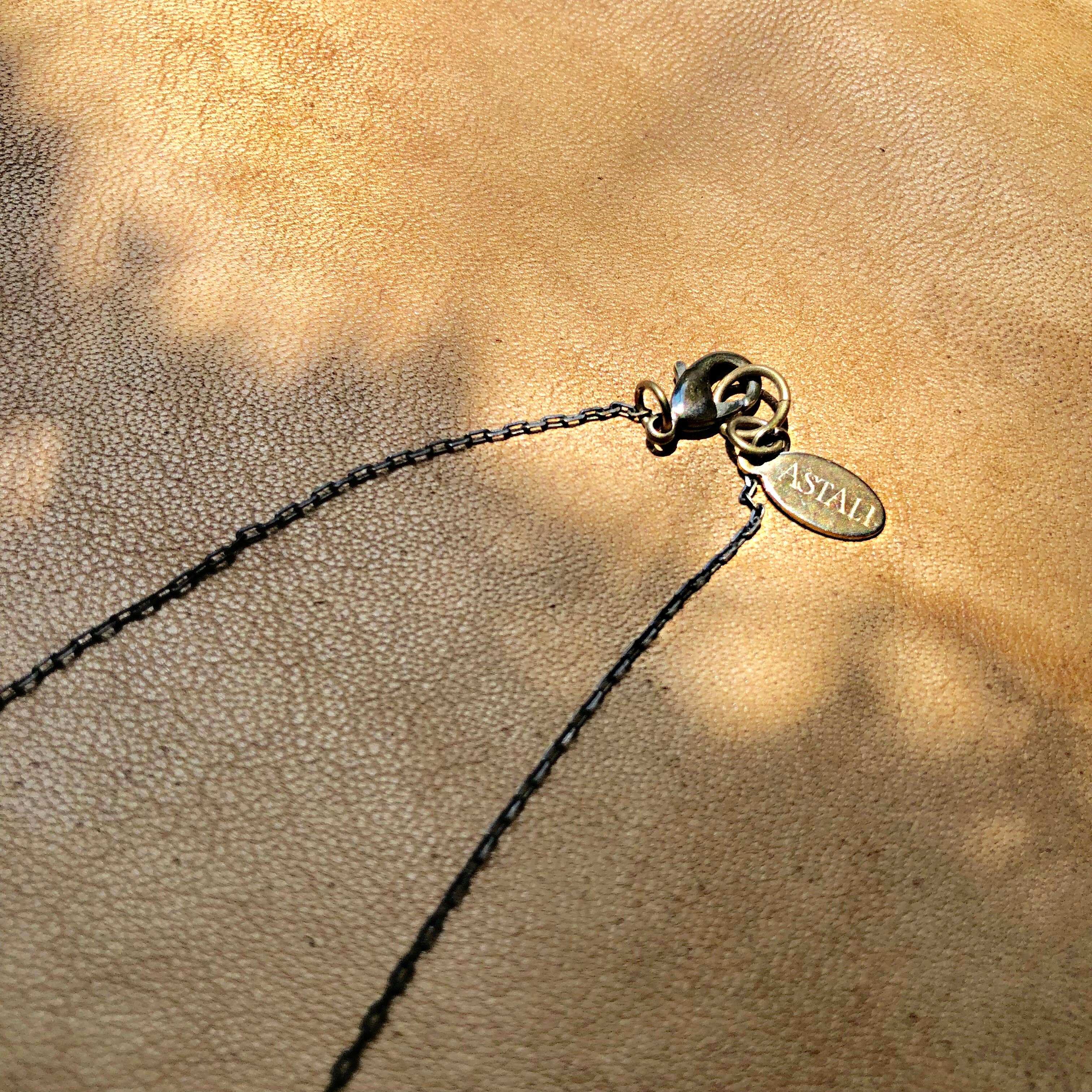 ASTALI - Wholesale Beaded/Pearl Necklace - Fish Vertebrae Necklace - White Bones & Brass/Copper Beads7