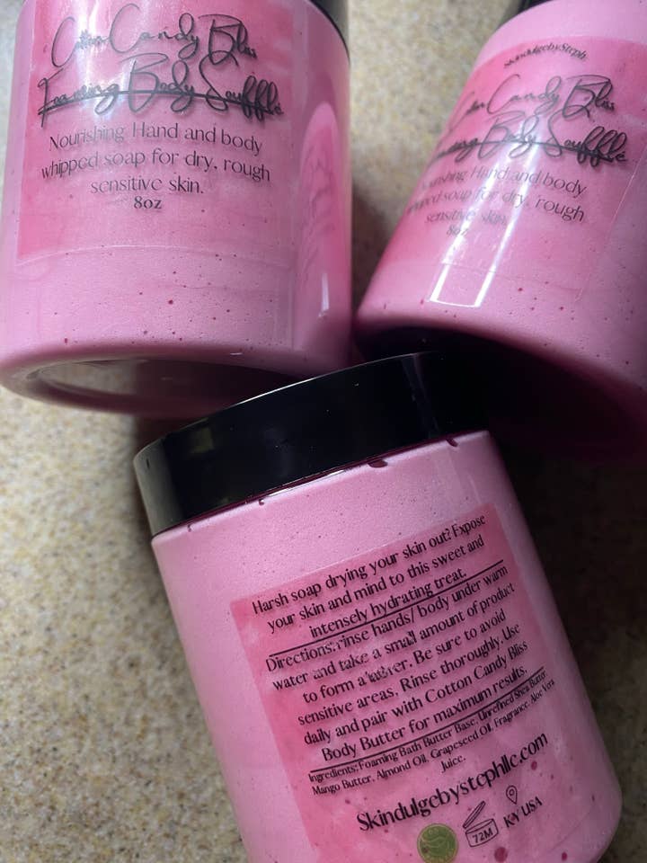 Suikerspin Bliss Schuimende bodysoufflé voor wholesale door SkindulgebySteph