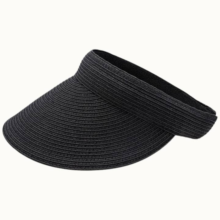 Olive & Pique - Wholesale Visor – Women's - Toyo Straw Solid Minimal Clip on Visor3