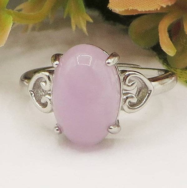 ACHARA ~ Adjustable natural Kunzite ring for wholesale on Faire2