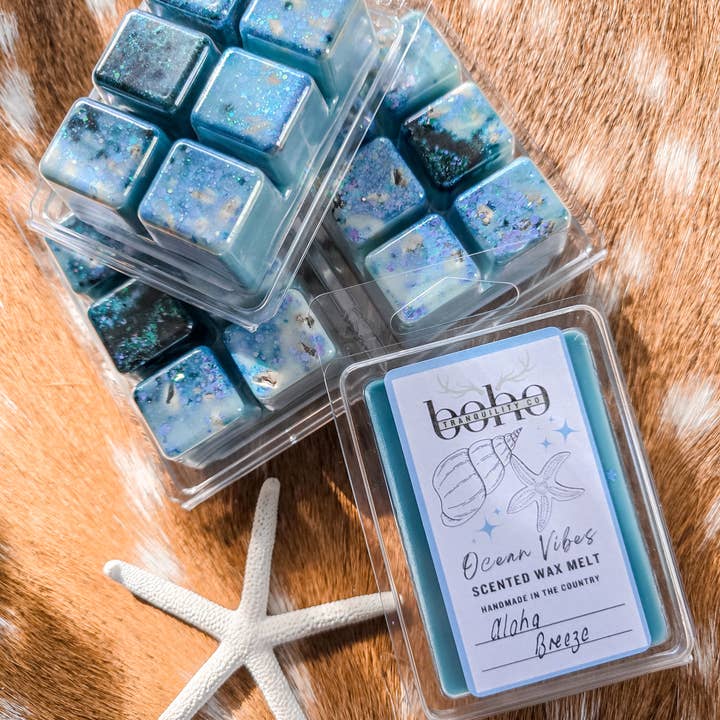 Boho Tranquility Co - Wholesale Wax melt - OCEAN VIBES WAX MELT CLAM