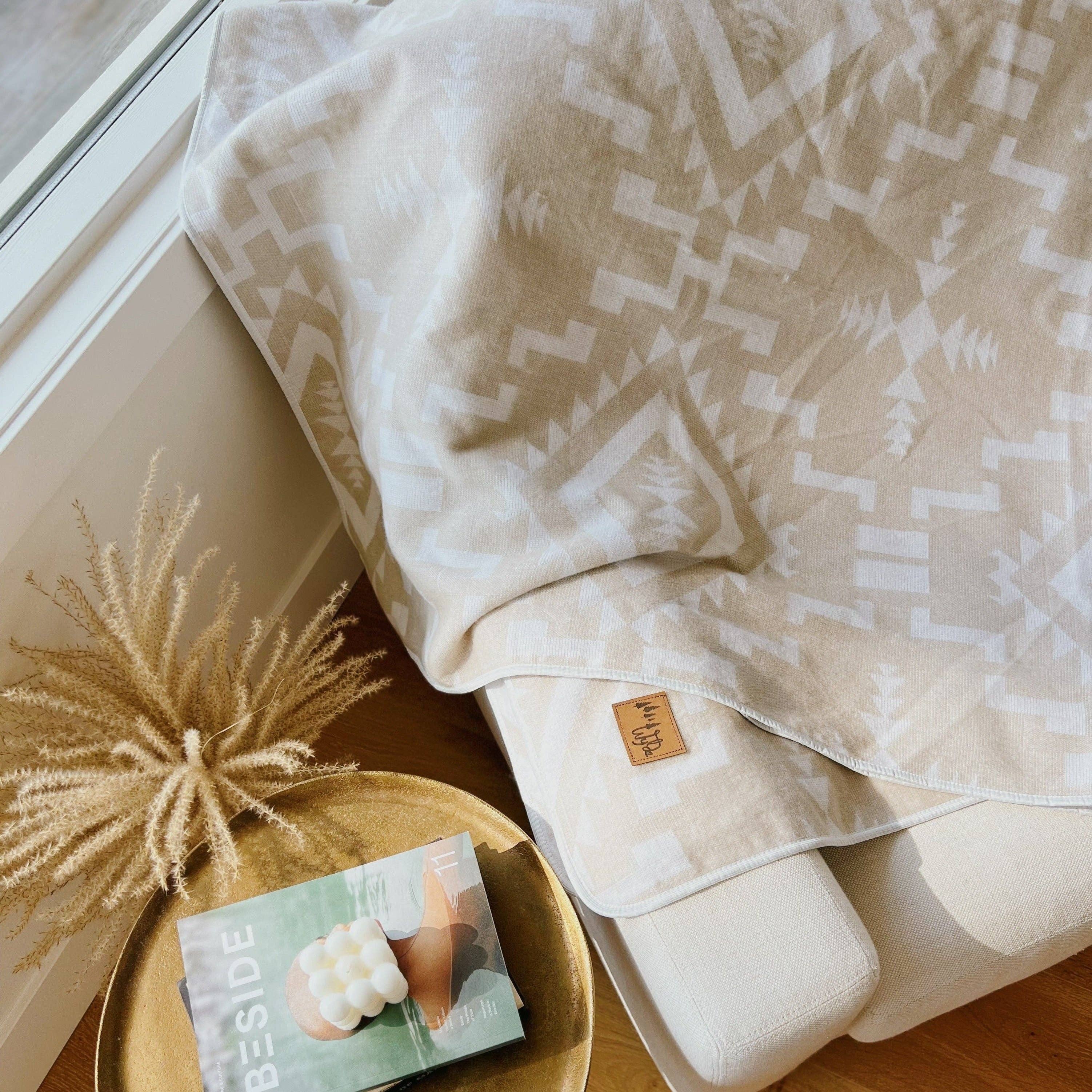 Wylde Brigade - Wholesale Throw Blanket - Coca Aztec Reversible Blanket1