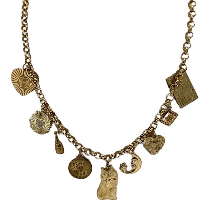 Love Tokens Charm Necklace for wholesale by Adorn by Alexandra Riley
