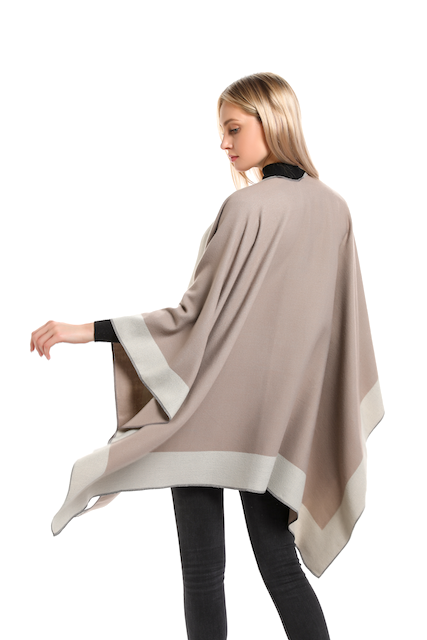 Pretty Persuasions - Wholesale Cape - Women's - CP21016 Hollyn Reversible Cape Wrap5