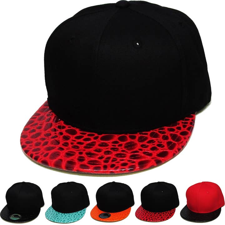 KBETHOS Dino Brim Snapback kasket for engroshandel hos KBETHOS