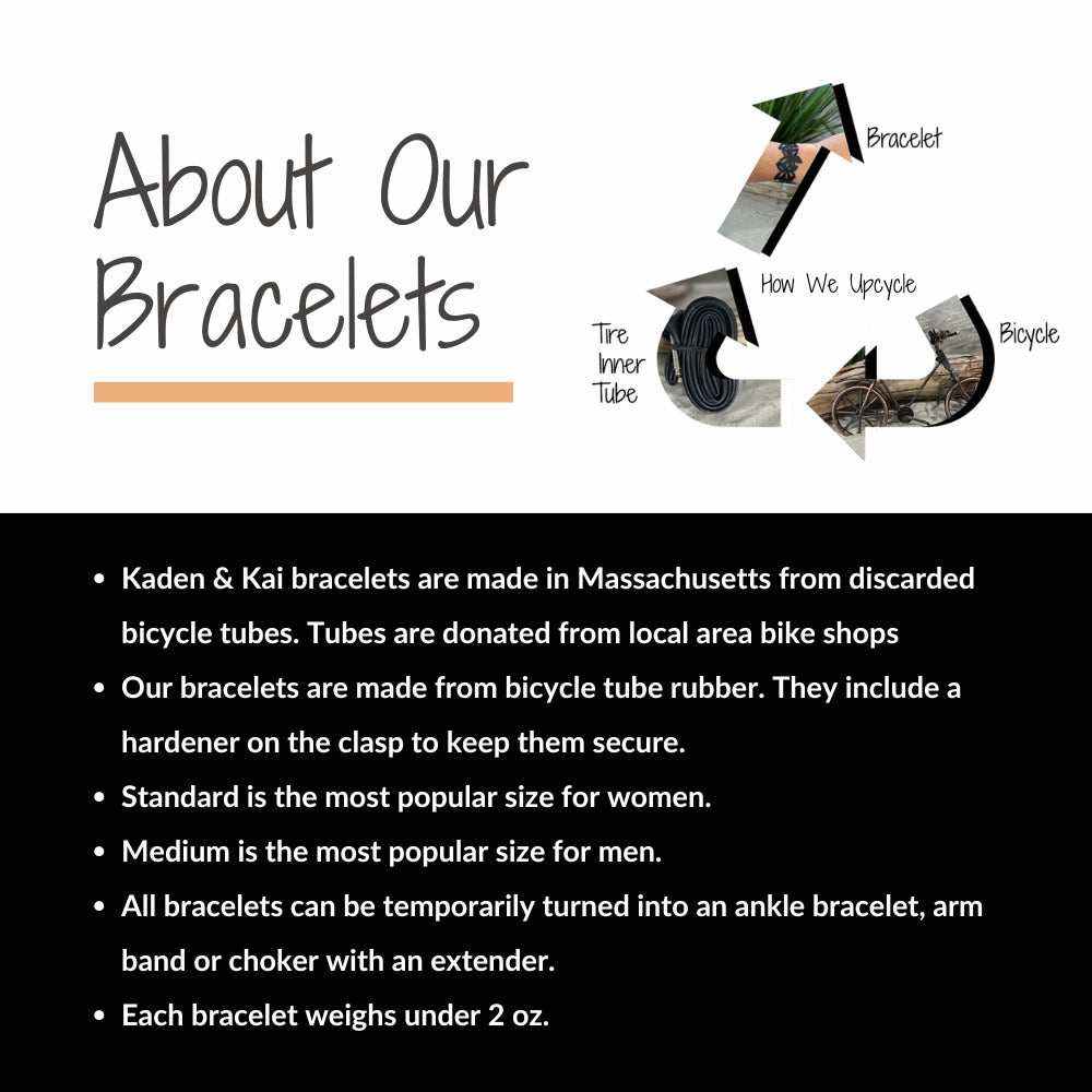 Kaden & Kai - Vendita all'ingrosso Bracciale a polsino - Braccialetto con Camera d'Aria di Bicicletta Daisy11