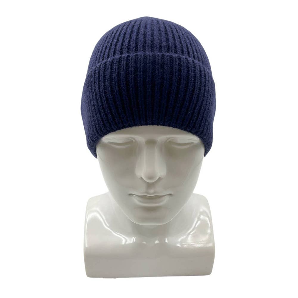 Sensibling Corp. - Venta al por mayor Gorro de lana - Unisex - Gorro de punto acanalado liso con puños28