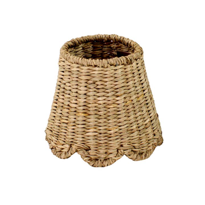 Maison Maison Design - Wholesale Lampshade - Seagrass Shade Cover (Scalloped in Natural)1