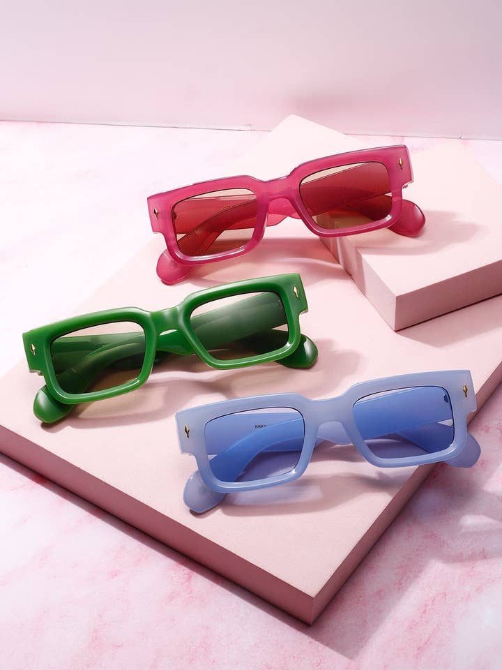 SPF Square Frame Sunglasses for wholesale by Mure and Grand