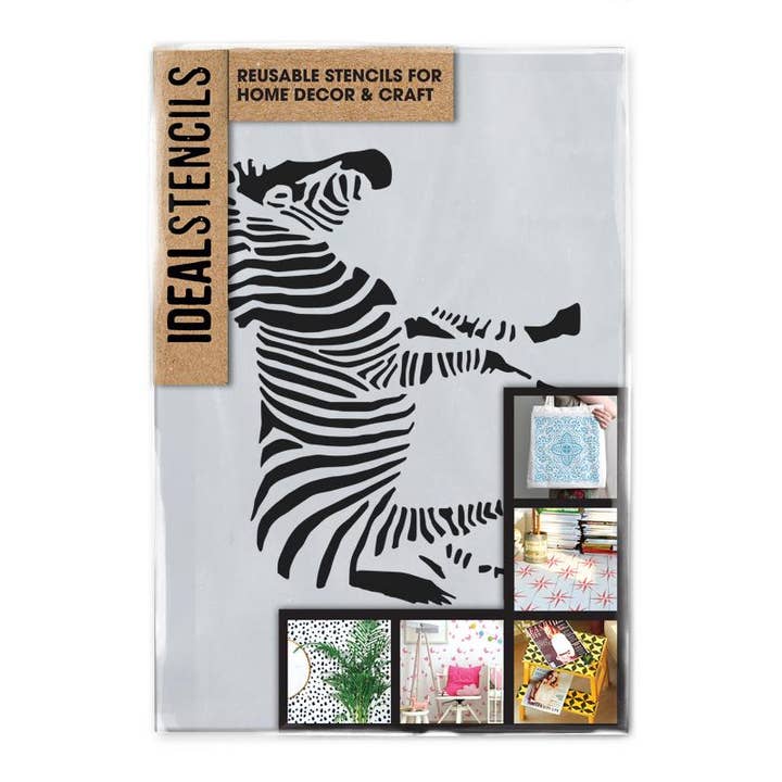Zebra Stencil for wholesale by Ideal Stencils