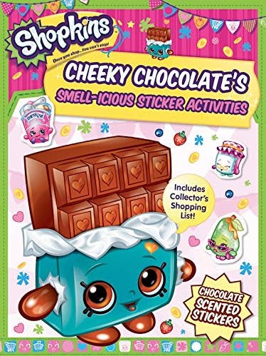 Shopkins Scented Sticker Activity - Cheeky Chocolate for wholesale by Boon Books