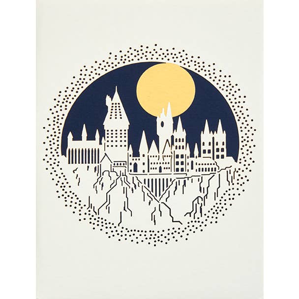 Harry Potter: Hogwarts Laser Die-Cut Card for wholesale by Insight Editions - #1 Pop Culture Publisher