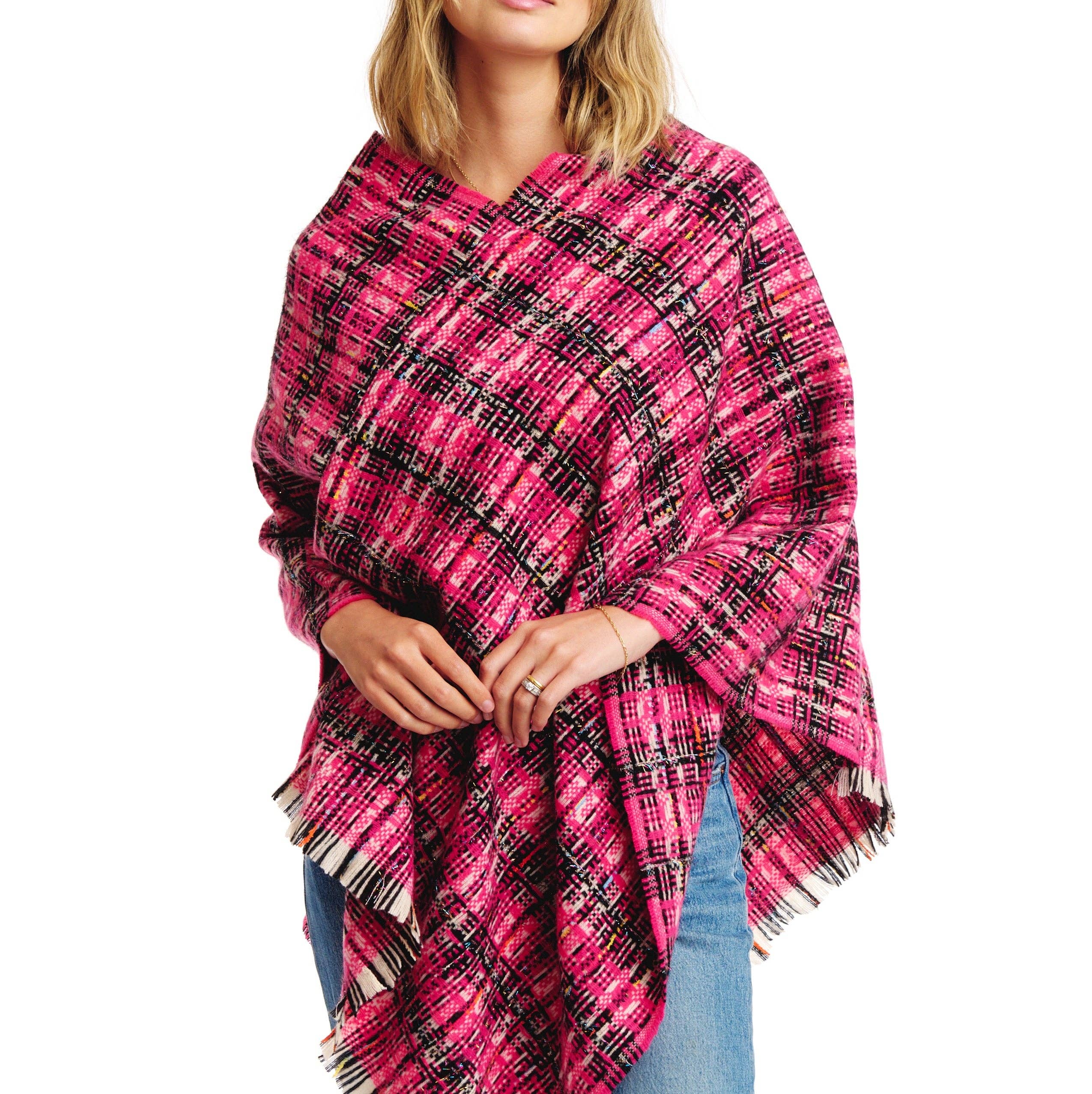 Ellison+Young - Venta al por mayor Poncho - Mujer - Poncho Tweed Please Luxe6