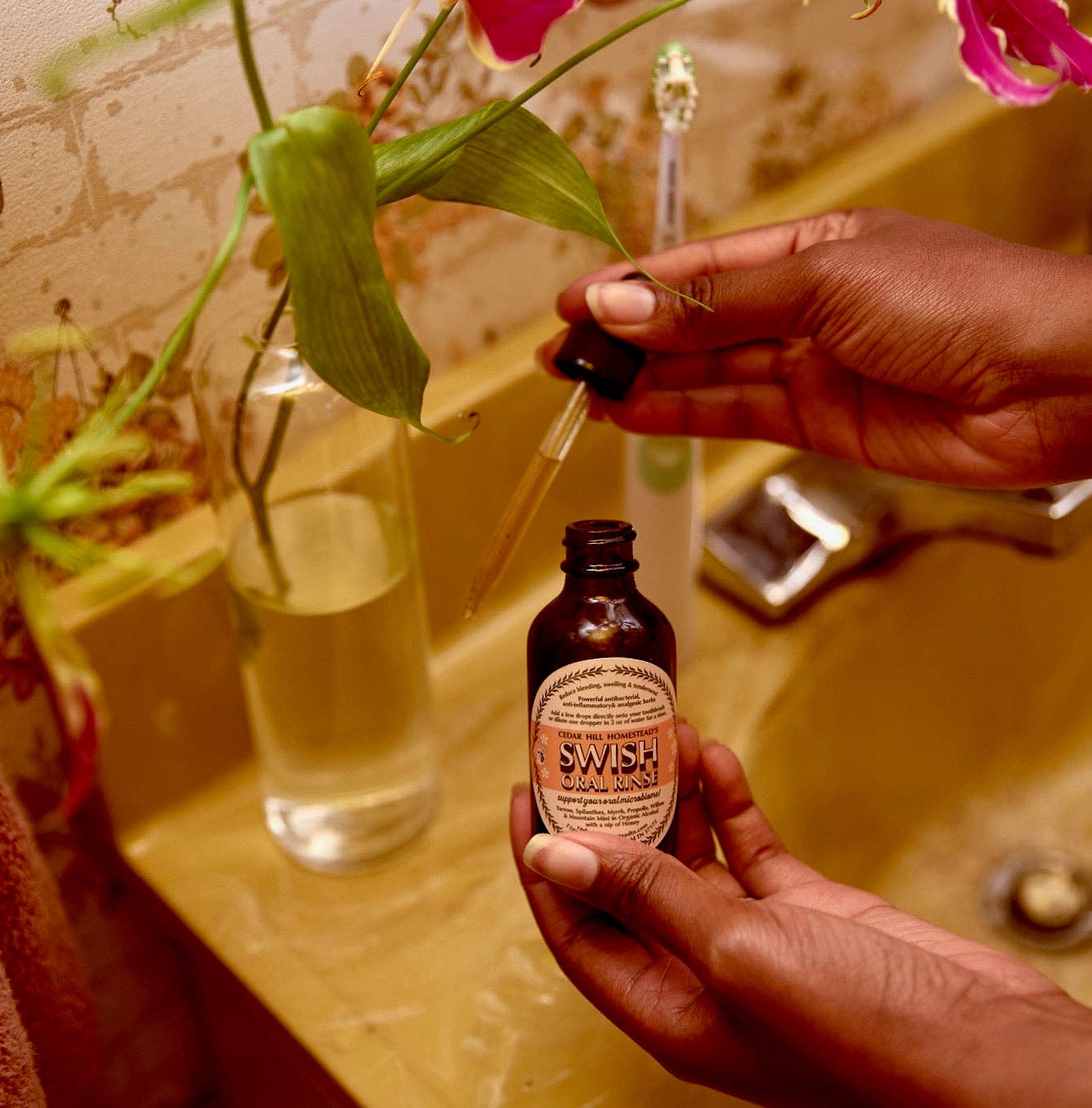 Cedar Hill Homestead - Wholesale Mouthwash - Swish! Oral Rinse– Concentrated Herbal Mouthwash1