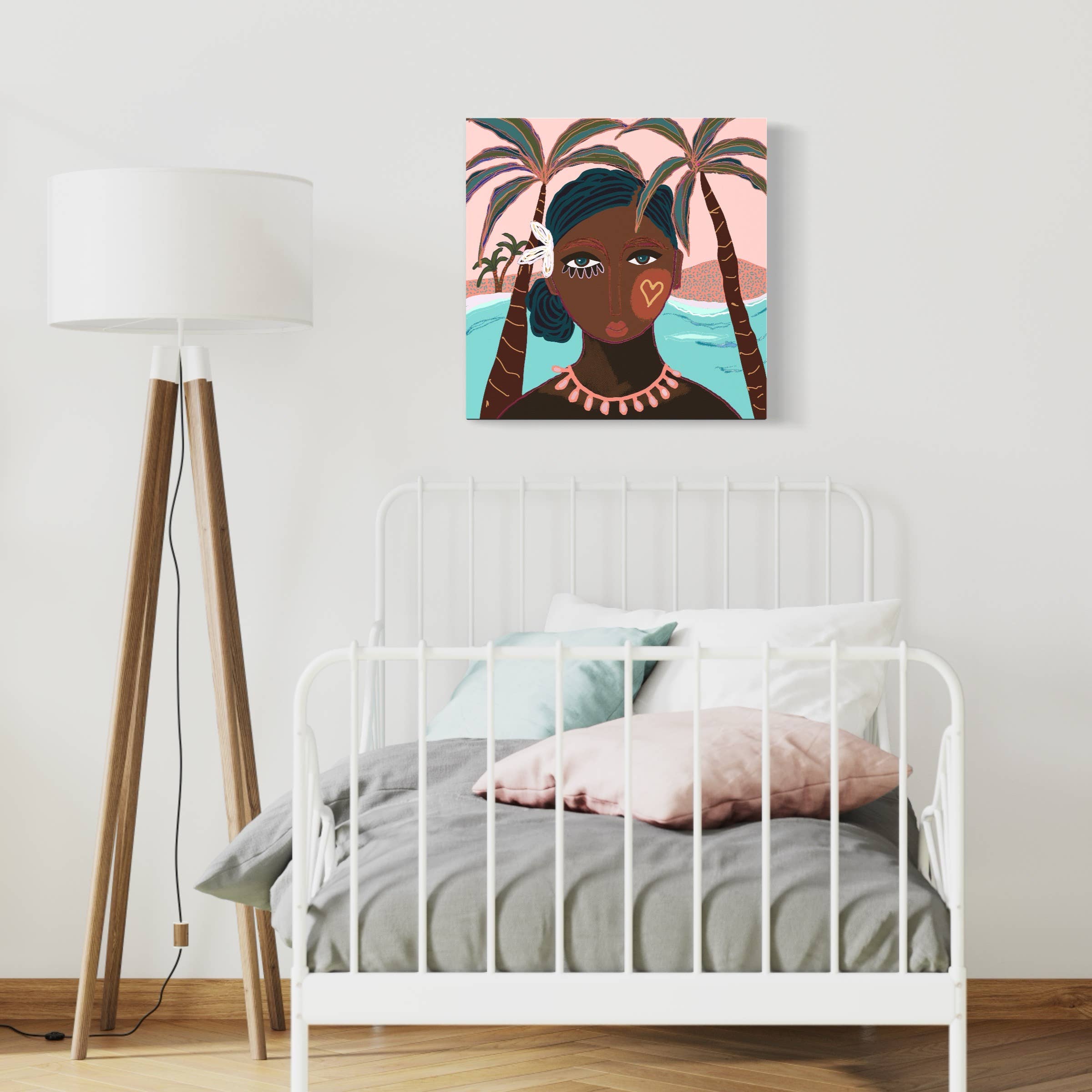 Sue Fantini Art - Venta al por mayor Ilustración - Lienzo Island Girl1