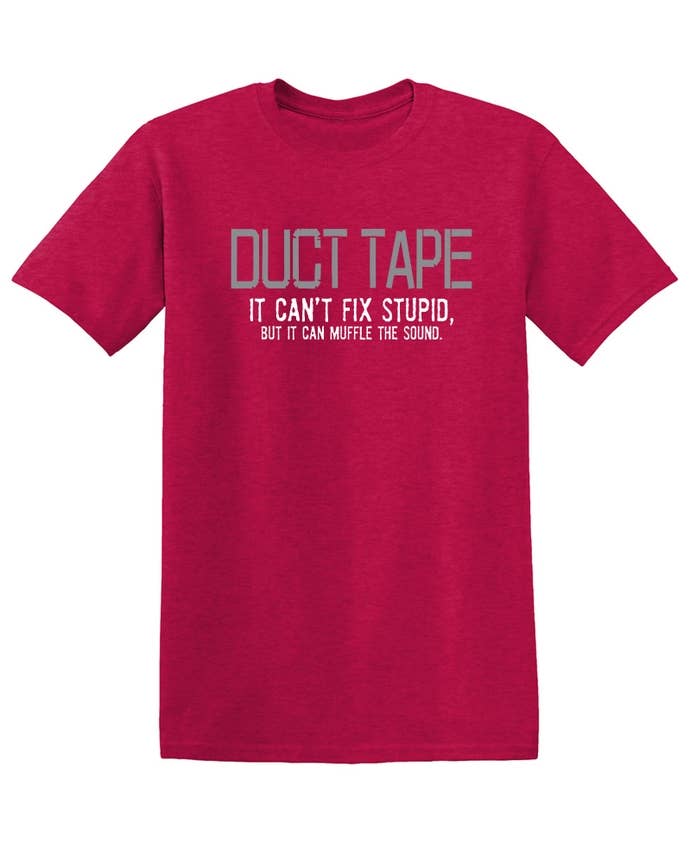 Feelin Good Tees - Wholesale Screen Printed T-Shirt - Unisex - Duct Tape It Can't Fix Stupid..21