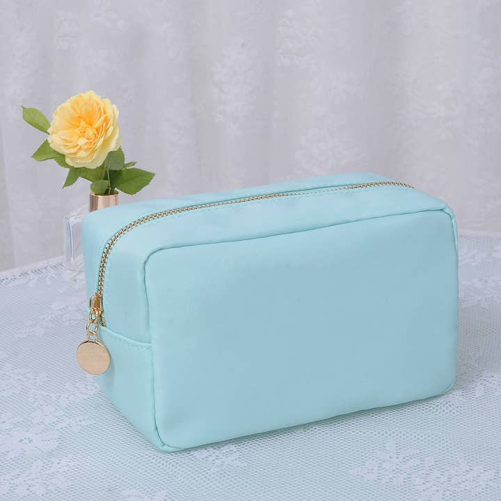 MiMi Wholesale - Wholesale Makeup/Cosmetic Bag - HM1012 Emma Round Zippered Nylon Cosmetic Pouch Bag14