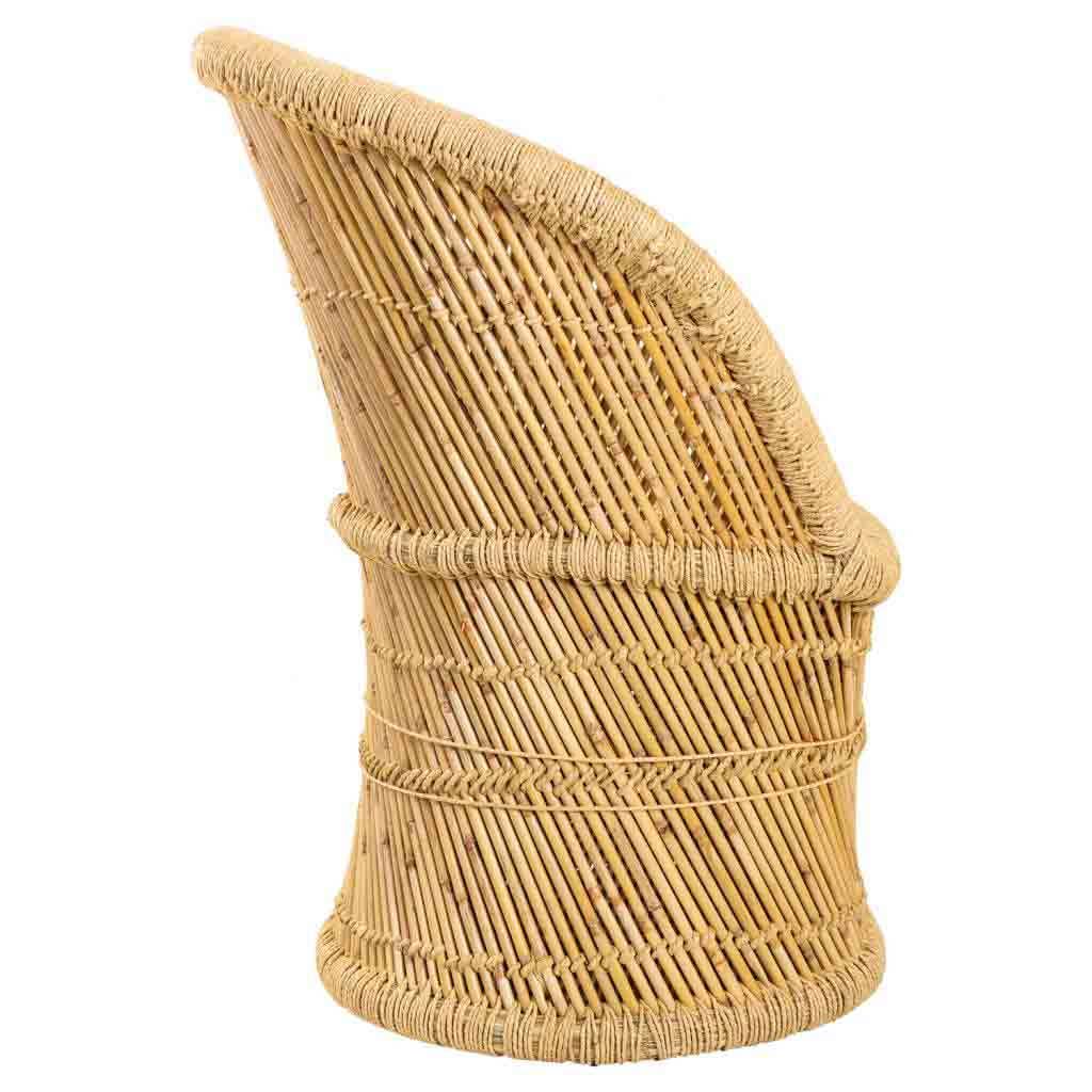 Creaciones Meng - Vendita all'ingrosso Sedie - Poltrona rotonda in bambù 62x46x83 cm1