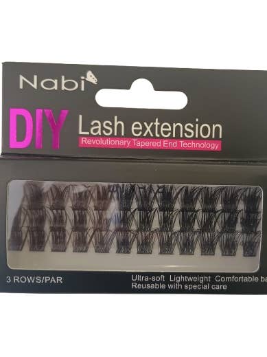 DIY19 - DIY Wimpernverlängerung Wimpern 12 STÜCK/PACKUNG für den Großhandel von Nabi Cosmetic