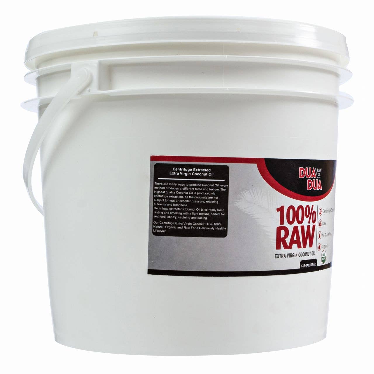 Dua Dua Coconut Products LLC - Wholesale Bakolie - Dua Dua Biologische Rauwe Extra Vierge Kokosolie 5 liter GRATIS VERZENDING!1