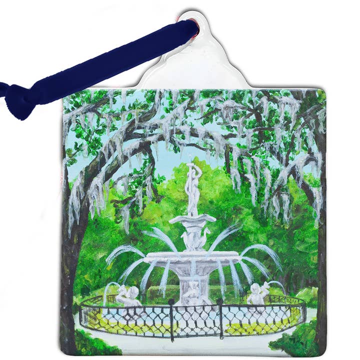 Forsyth Fountain Ornament for wholesale by Moss & Marsh