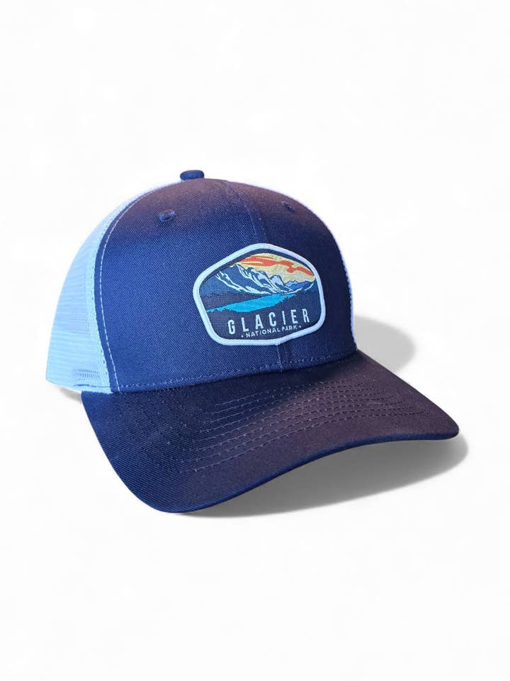 Glacier National Park Snapback Hat | Montana Souvenir Cap for wholesale by Moove Headwear
