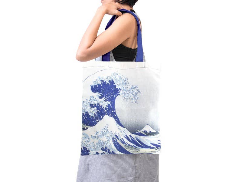 MUSEUM WEBSHOP - Wholesale Tote Bag - Unisex - Cotton Tote Bag Luxe, Hokusai3