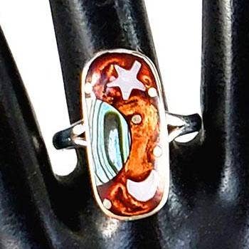 Costello International – wholesale Cocktail/Statement Ring – Celestial Scene Ringar2