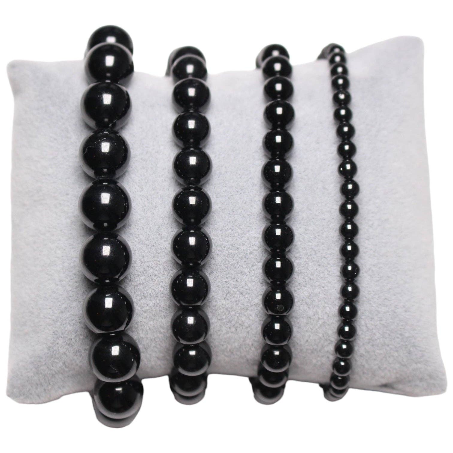 Foliesbijoux - Vendita all'ingrosso Bracciale con perline - Bracciale con spinello nero misto0