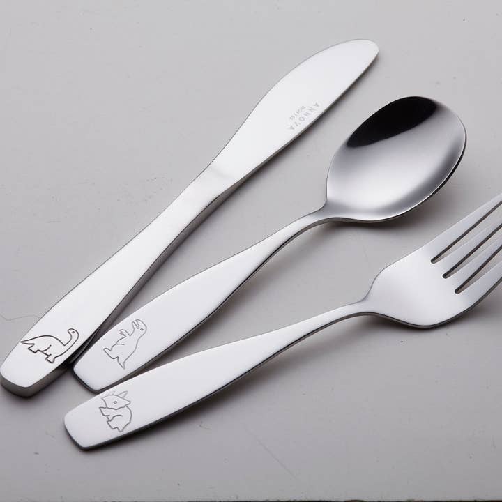 ANNOVA - Wholesale Flatware Set - Kids & Baby - ANNOVA Animals Kids Safe Silverware 6 Pieces Flatware Set Stainless Steel1