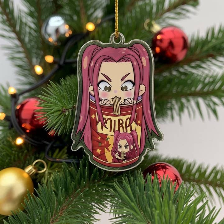 Embrova - Wholesale Ornament - Kpop Demon Mira Acrylic Ornament, Christmas Tree Decor4