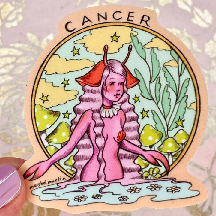 Adhesivo de vinilo Cancer de Marybel Martin para venta al por mayor de Marybel Martin