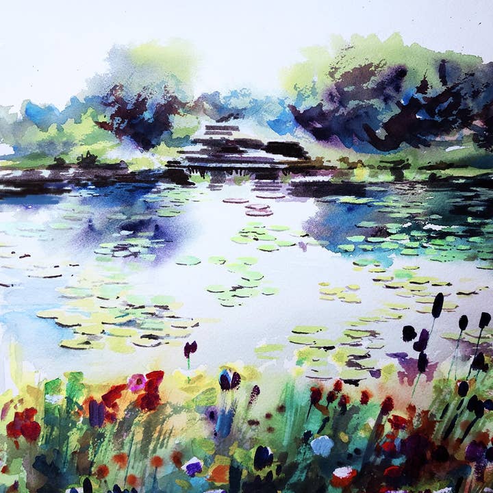 KC Powell Gardens 4 - Fine Art Print for wholesale by Steven Dragan Fine Art