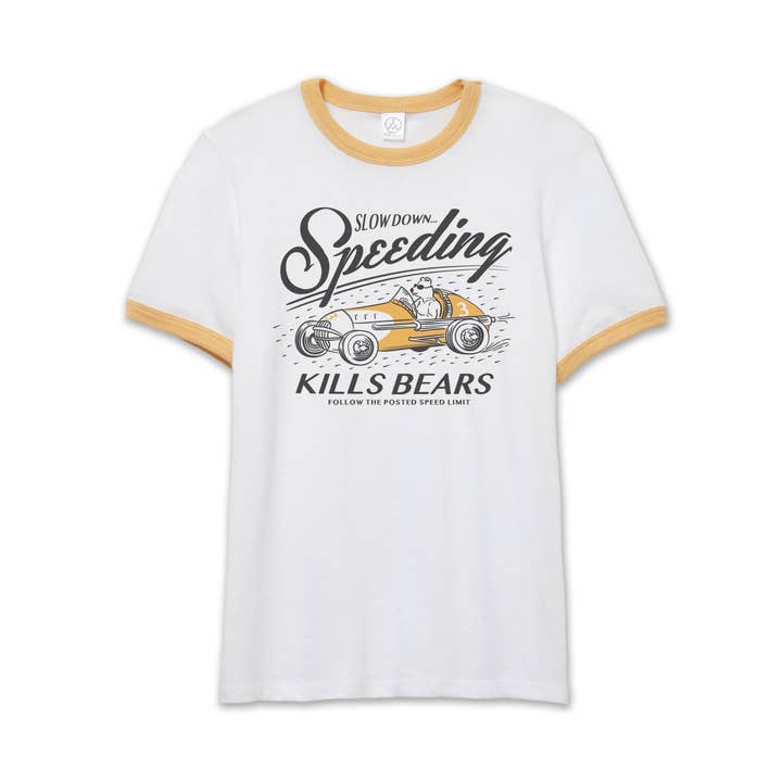 Fortkörning dödar björnar - Ringer Tee Shirt - Ungdom för wholesale av Habilis Supply Co
